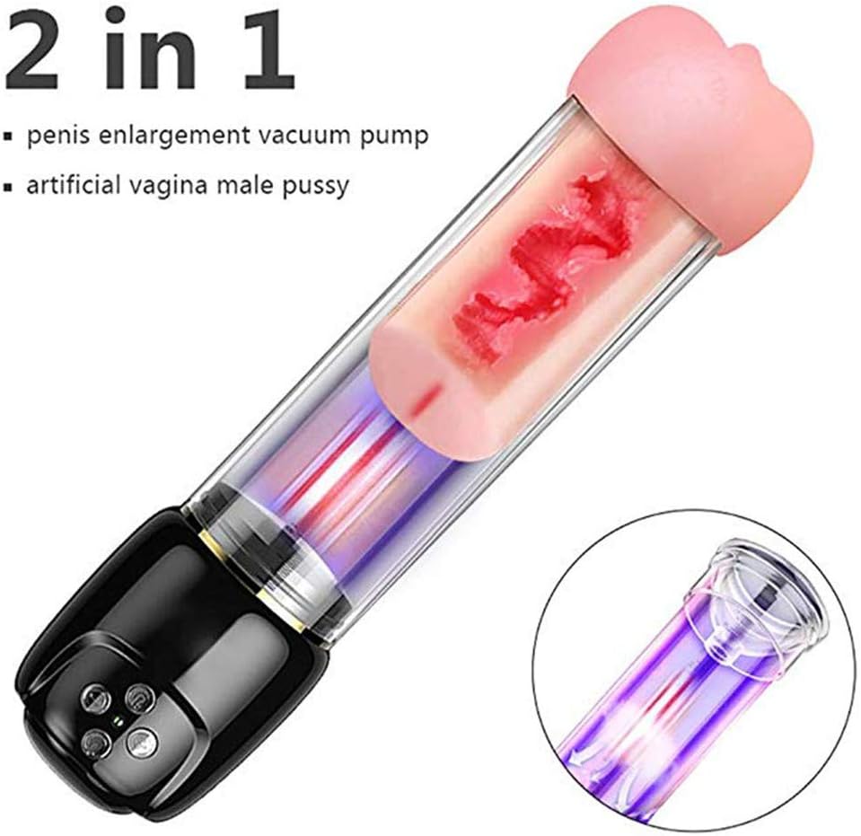 2 in 1 Male Effective Enlargement Vacuum Pump Pënnïs Pumps Delay Trainer for Men erectile dysfunction Enlarger Muscle Exercise Man Relax Toy