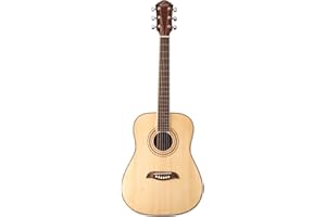 Oscar Schmidt OGHS-A 1/2 Dreadnought Acoustic Guitar. Natural Spruce