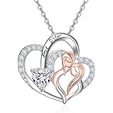 PRAYMOS 925 Sterling Silver Necklace for Women Dolphin/Flamingo Pendant Summer Beach Jewelry Animal Bird Necklace