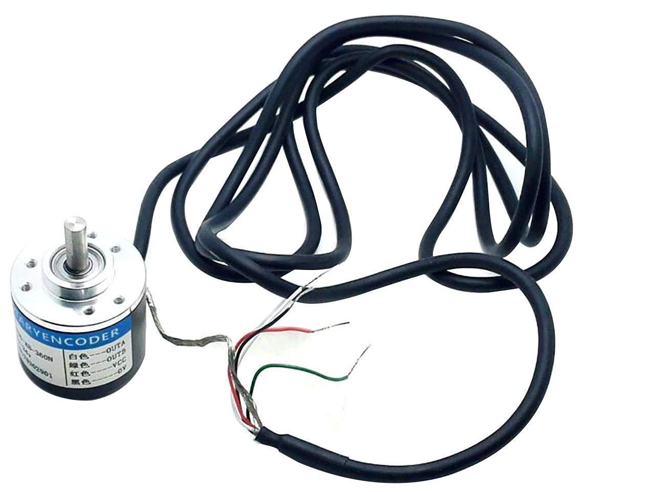 Encoder 360 P/R 5V24V Incremental Rotary AB 2 Phase 6mm Shaft