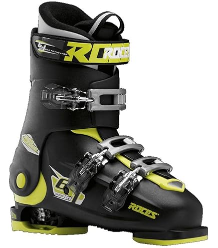 Amazon.com : Roces 2018 Idea Adjustable Black/Lime Kid's Ski
