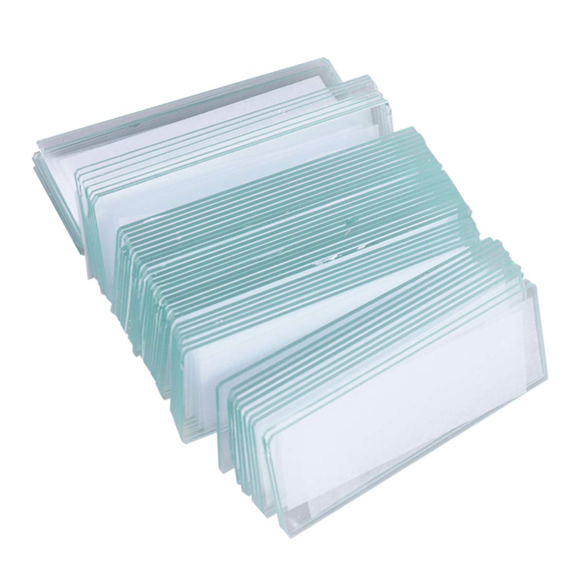 UKCOCO 100 Pieces Microscope Blank Slides for Basic Biological Science Education