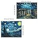 2 Packs 5D DIY Diamond Painting Full Round Drill Starry Night Rhinestone Embroidery for Wall Decoration (40X50CM/16X20inch)