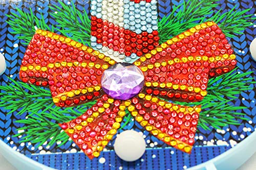DIY Diamond Painting Lamp with LED Lights Full Drill Crystal Drawing Kit Bedside Night Light Arts Crafts for Home Decoration or Christmas Gifts 6.0x6.0inch(Bell)