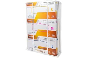 TRONEX Triple Wall Mount Glove Dispenser Racks 3 Wire Glove Rack Holder for Disposable Gloves and Napkins Durable Metal Organizer for the Healthcare Industry (1)