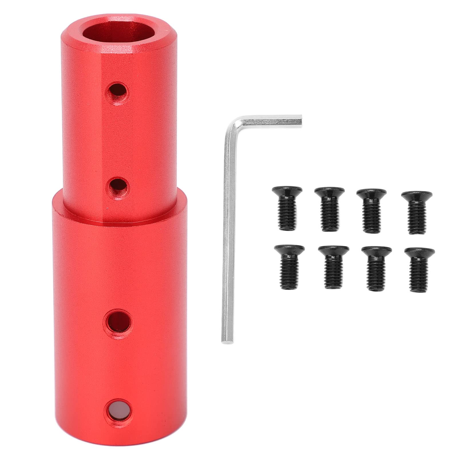 SPYMINNPOO Electric Scooter Handlebar Riser, Fork Stem Extender Aluminium Alloy Heightening Tube Compatible with M365 1s Pro Pro 2 Essential Lite(Red)