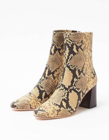 Amazon カトルナフ シューズ Loeflerrandall ロフラーランドール パイソンショートブーツ レディース ベージュ 36 23 0cm ブーツ ブーティ