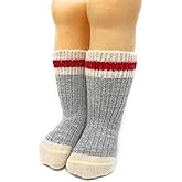 WARRIOR ALPACA SOCKS - Red Stripe Throwback Socks For Infants and Children