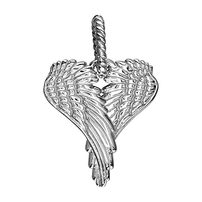 Buy Large Angel Heart Wings Wings Of Love 21mm In Sterling Buy Large Angel Heart Wings Wings Of Love 21mm In Sterling