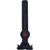 Bert's Custom Tackle Rod Holder for Boat Track System, Black Lexan Plastic | Adjustable Ratchet, New