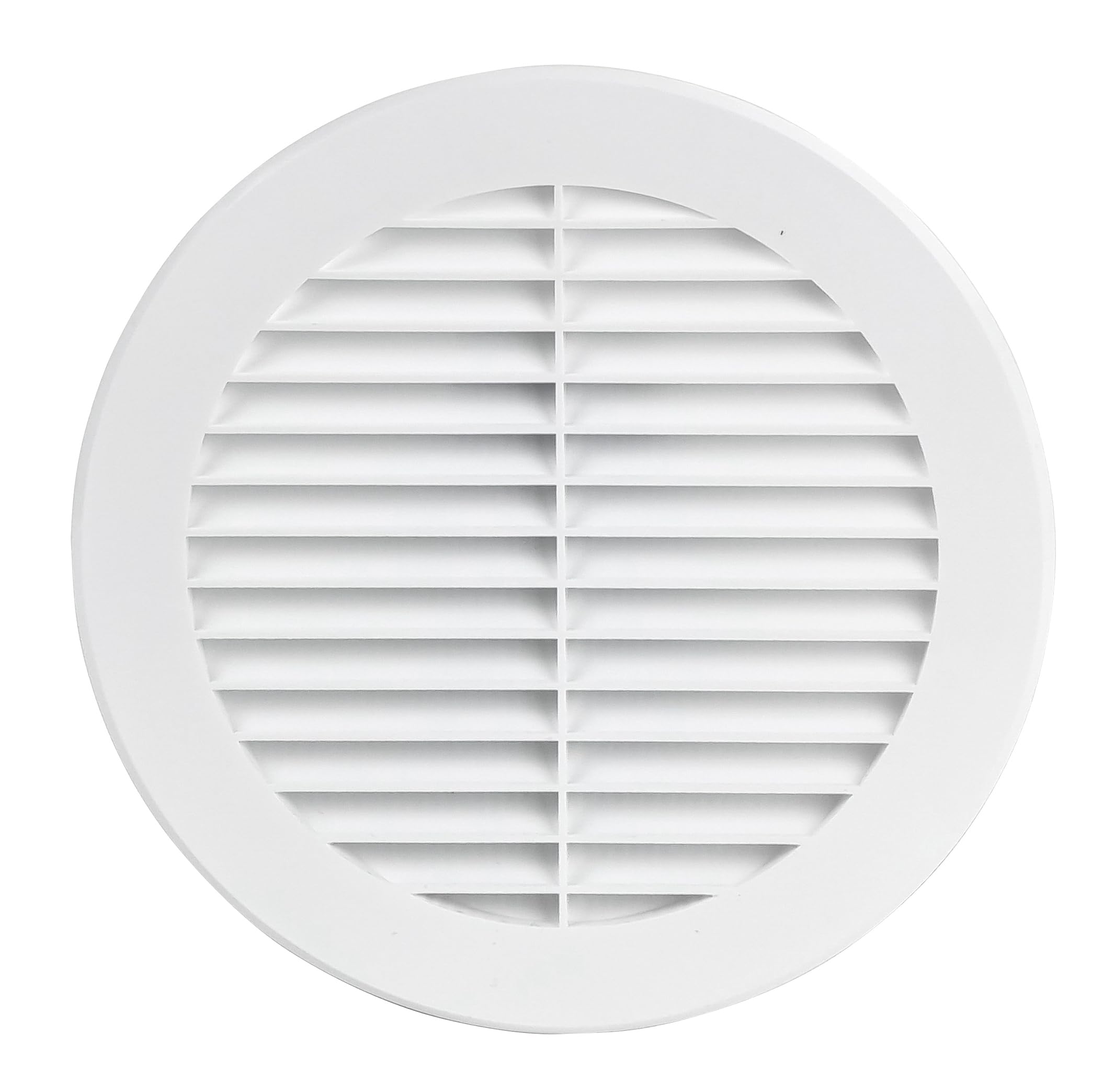 Steinberg14 White 150mm Air Vent Cover with Insect Mesh - 6 inch Round Air Vent Covers for Walls and Ceilings - Air Vents for Interior Walls - Plastic Ventilation Grille