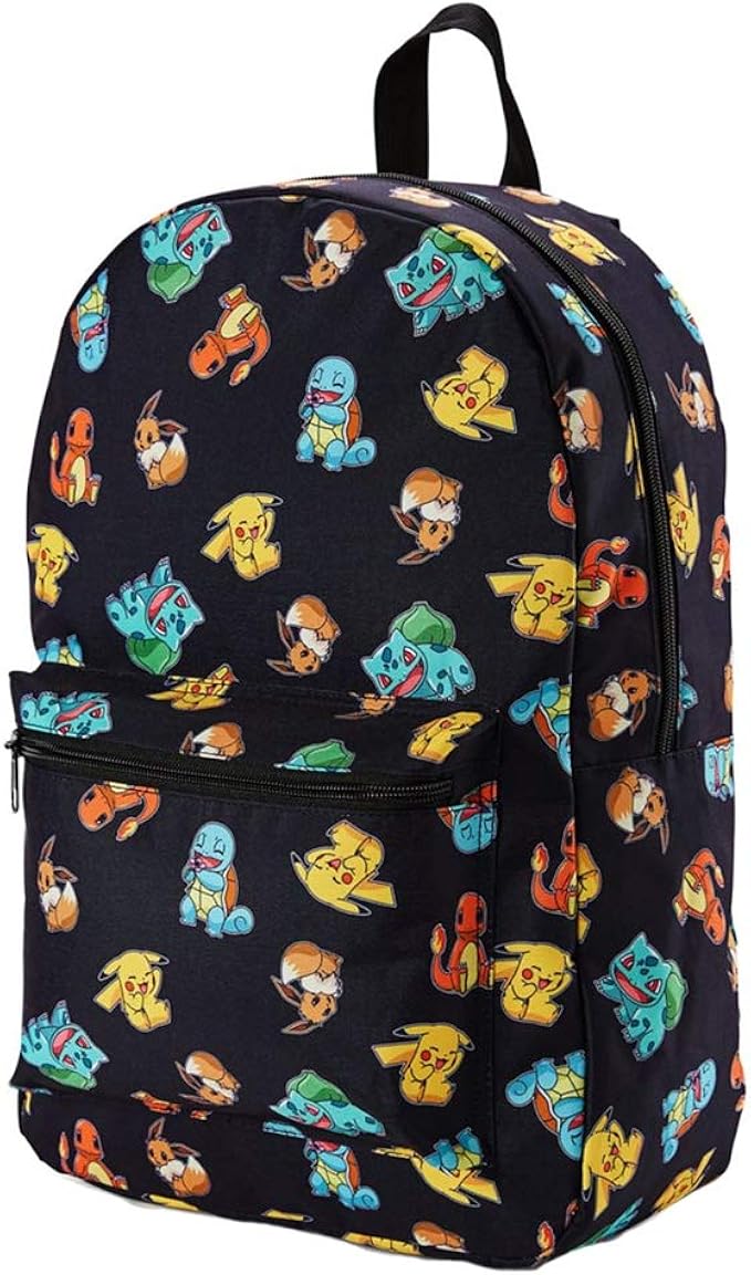 Pokemon Multi Character Backpack Black Amazon.ca Clothing & Accessories