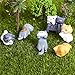 HuntGold 6x DIY Craft Cat For Fairy Garden Ornament Miniature Figurine Dollhouse Decor