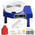 VEVOR Pottery Wheel for Adults Beginners, 10in Ceramic Wheel Forming Machine, 60-300RPM Adjustable Speed, Manual LCD Panel and Foot Pedal, Complete Pottery Set for Art Craft Work Home DIY