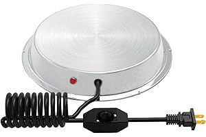 Chicken Water Heater, 11.8 Inch Stainless Steel Heated Chicken Waterer Base for Winter 5 Gallon with Thermostat Knob，with Ant