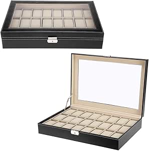 Zogin Estuche para Relojes, Caja con 24 Compartimentos para ...