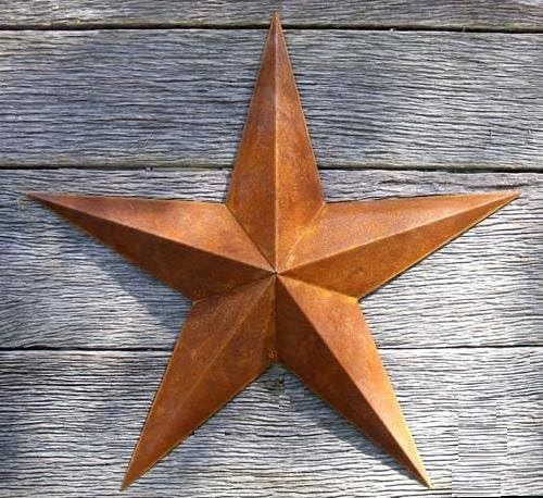 Amazon Com 24 Inch Rusty Barn Star 24 Inch Rusty Metal Tin Barn