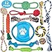 DELOMO Dog Rope Toy, 12 Pack Small Dog Toys, Natural Cotton Dog Toys for Small Dogs&Puppy