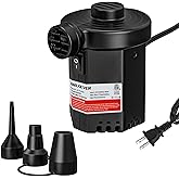Air Pump Electric for Pool Inflatables: MAXEVER Portable Inflator Deflator for Outdoor Camping - 110V~120V