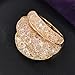 Mytys Mesh Crystal Net Cubic Zirconia Cooktail Ring 18k Rose Gold (7)