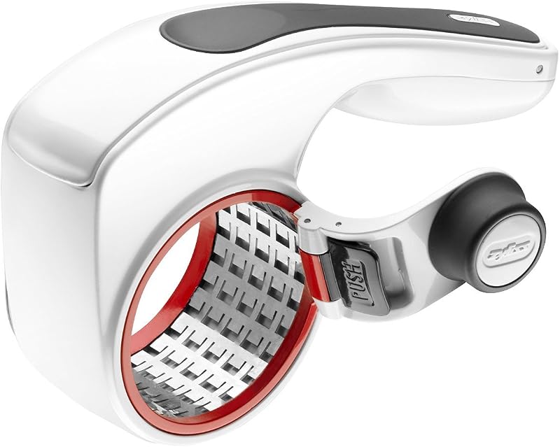 Zyliss All Cheese Rotary Grater with Handle Stainless Steel Blades