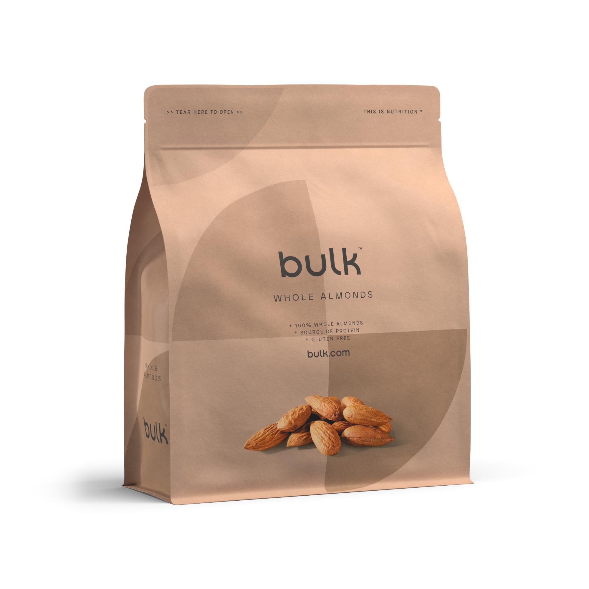 Bulk Whole Almonds, 500 g, Packaging May Vary