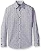 Van Heusen Boys' Big L/s Micro Floral Print Woven Shirt