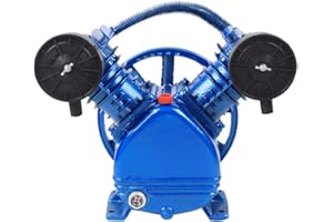 NONE/BRAND Munsinn 3HP 250L/min 115PSI V Type Twin Cylinder Air Compressor Pump Head Single Stage