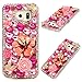 Galaxy S6 Case - Mavis's Diary 3D Handmade Luxury Colorful Shiny Bling Crystal Rhinestone Diamond Design Hard Cover Clear Case for Samsung Galaxy S6 SM-G920F (Pink Flower Double Butterfly)