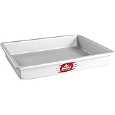 Fat Daddio's POB-9132 Sheet Cake Pan, 9 x 13 x 2 Inch, Silver