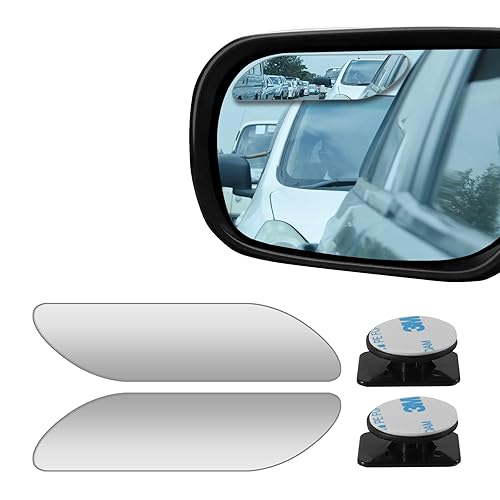 2X Blind Spot Mirror Auto 360 ° Wide Angle Convex Rear Side View Car Truck SUV E - Foto 8