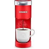 Keurig K-Mini Coffee Maker, Single Serve K-Cup Pod Coffee Brewer, 6 to 12 oz. Brew Sizes, Poppy Red