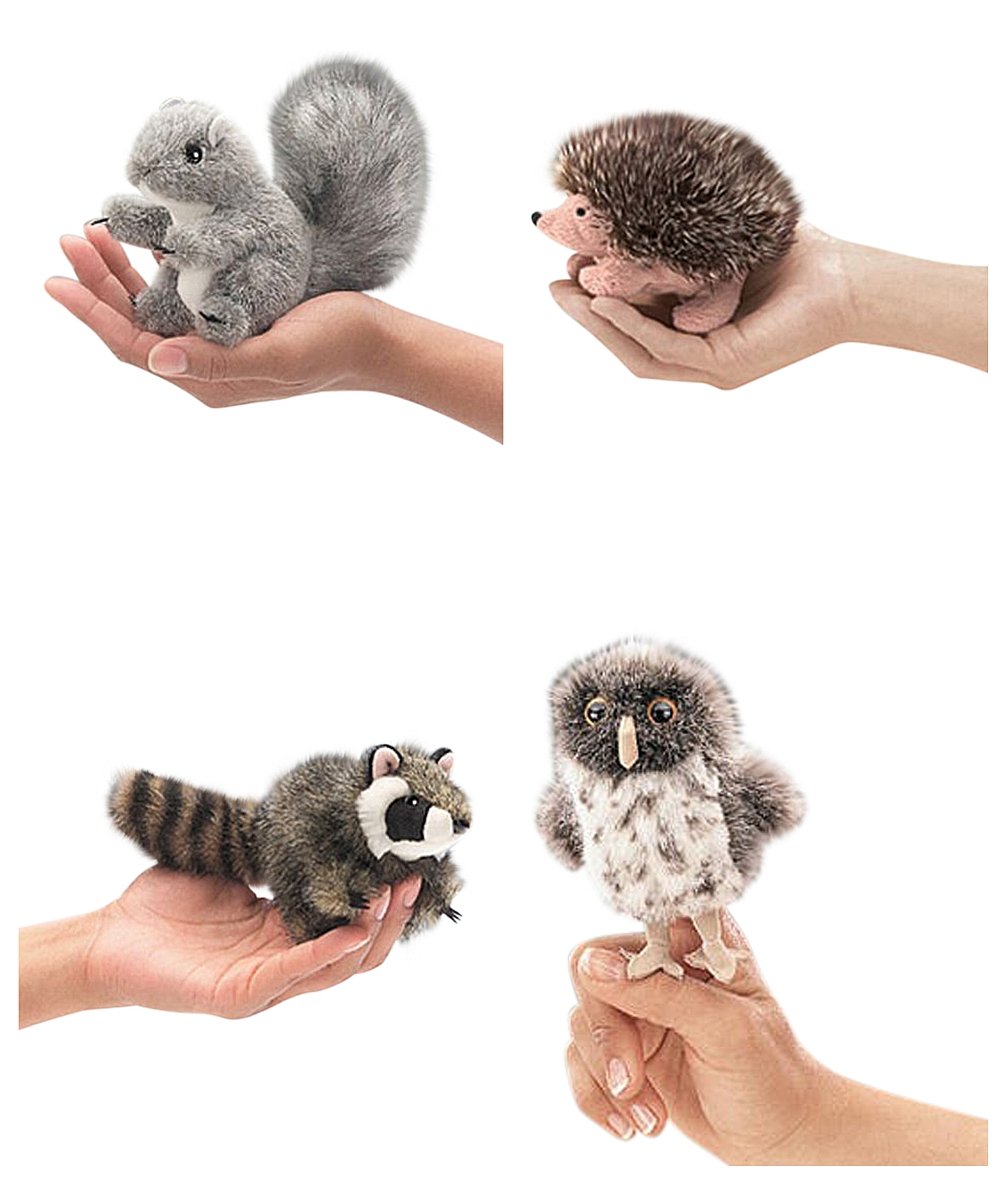 mini woodland stuffed animals