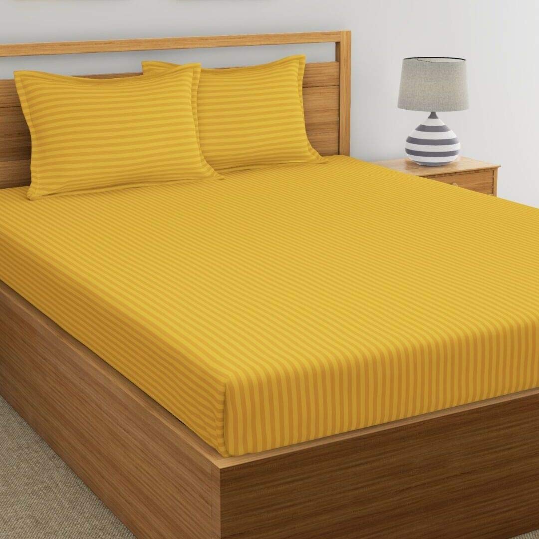 Buy Dreamscape Satin bedsheets for King Bed with Pillow Cover, 220 tc