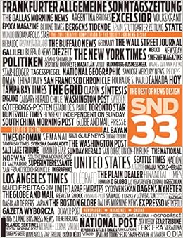 Best Of News Design 33rd Edition Best Of Newspaper Design Band 33 Amazon De Society For News Design Fremdsprachige Bucher