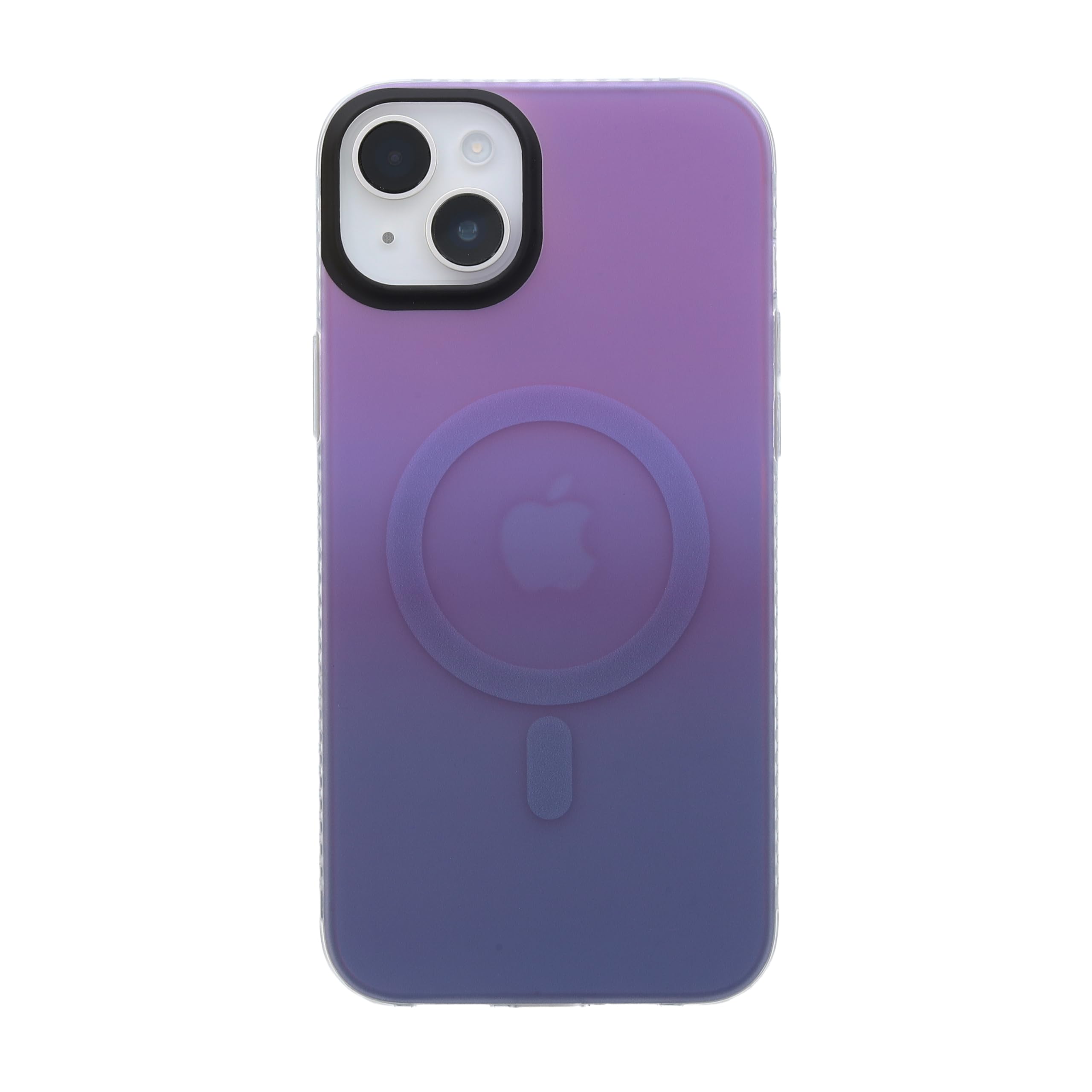 Katti Case Gradient Case for The iPhone 15 Plus - Purple Multi-Color Ombre Design, Impact-Resistant and with Magnets