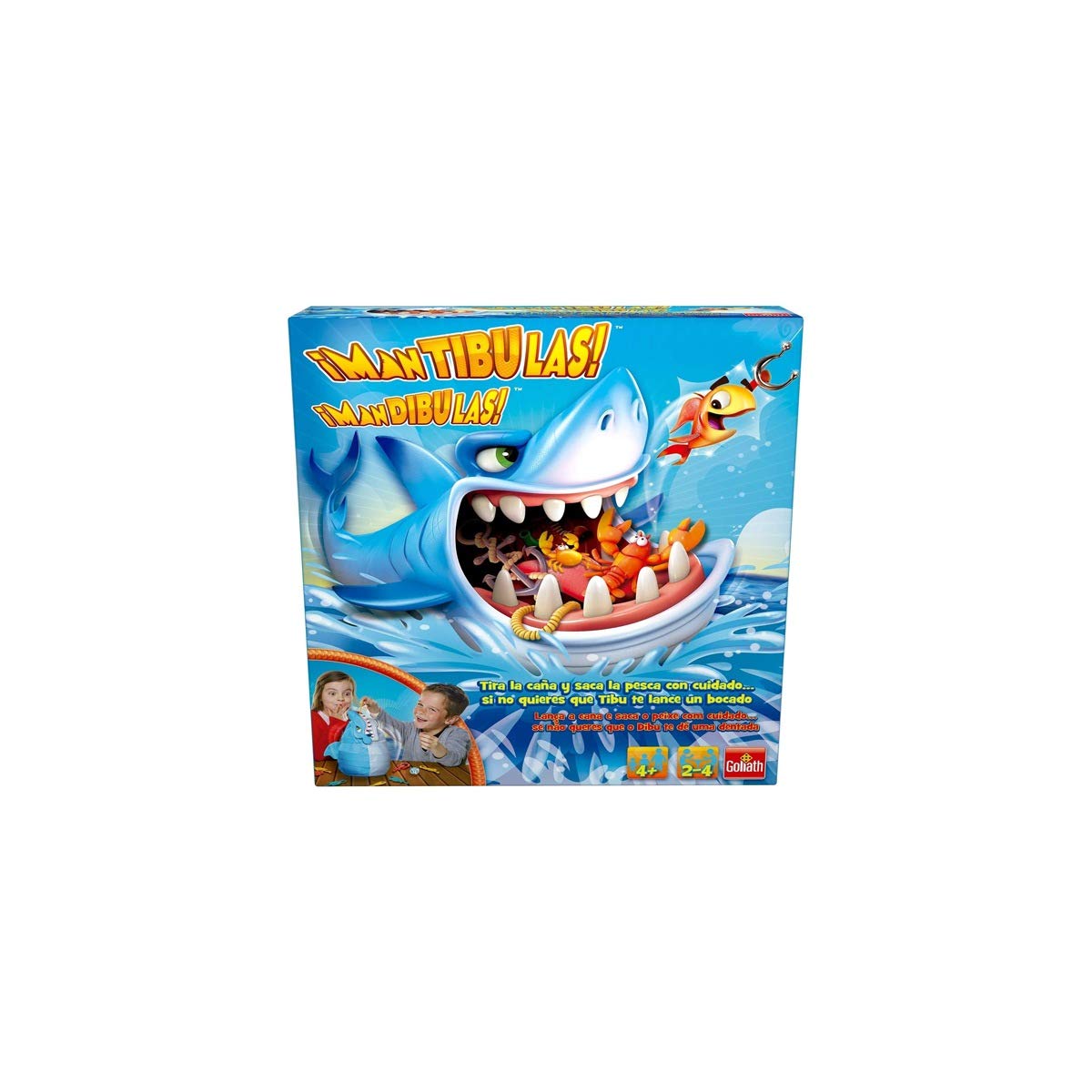 Goliath Mandibulas The Most Fun Fishing Board Game Children's Ages 4+