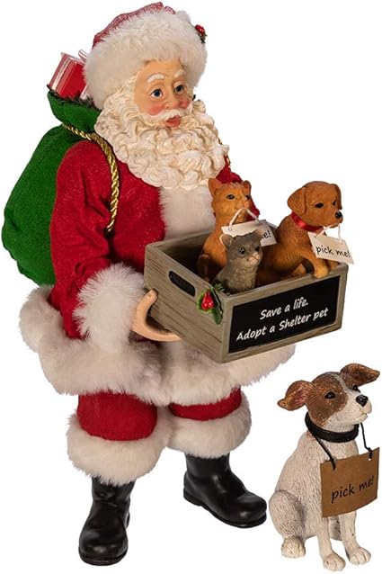 Kurt S. Adler 11-Inch Fabriche Western Santa with Guitar in the