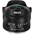 Meike 7.5mm f2.8 APS-C Large Aperture Wide Angle Fisheye Lens Manual Focus Lens for Nikon Z-Mount Mirroless Cameras Z50 Z30 Zfc and Compatible with Z5 Z6 Z7 on APS-C Mode