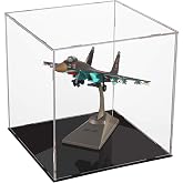 A+ DESIGN Clear Acrylic Display Case Assemble Collectibles Box Alternative Glass Case for Display Action Figures Home Storage &amp; Organizing Toys (16x13x14in; 40x33x35 cm)