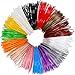 Anpro 3D Pen Filament Refills, 280 Linear Feet ,14 Colors, 20 Foot Lengths, 3D Printer ABS Filament 1.75mm 3D Printing Filament Refills for 3D Printing Pen