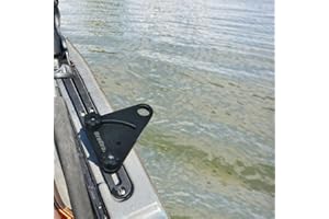 Brocraft Kayak Track Mount Retractable Shallow-Water Anchor Pole Holder | Fits Most Kayak Track Systems