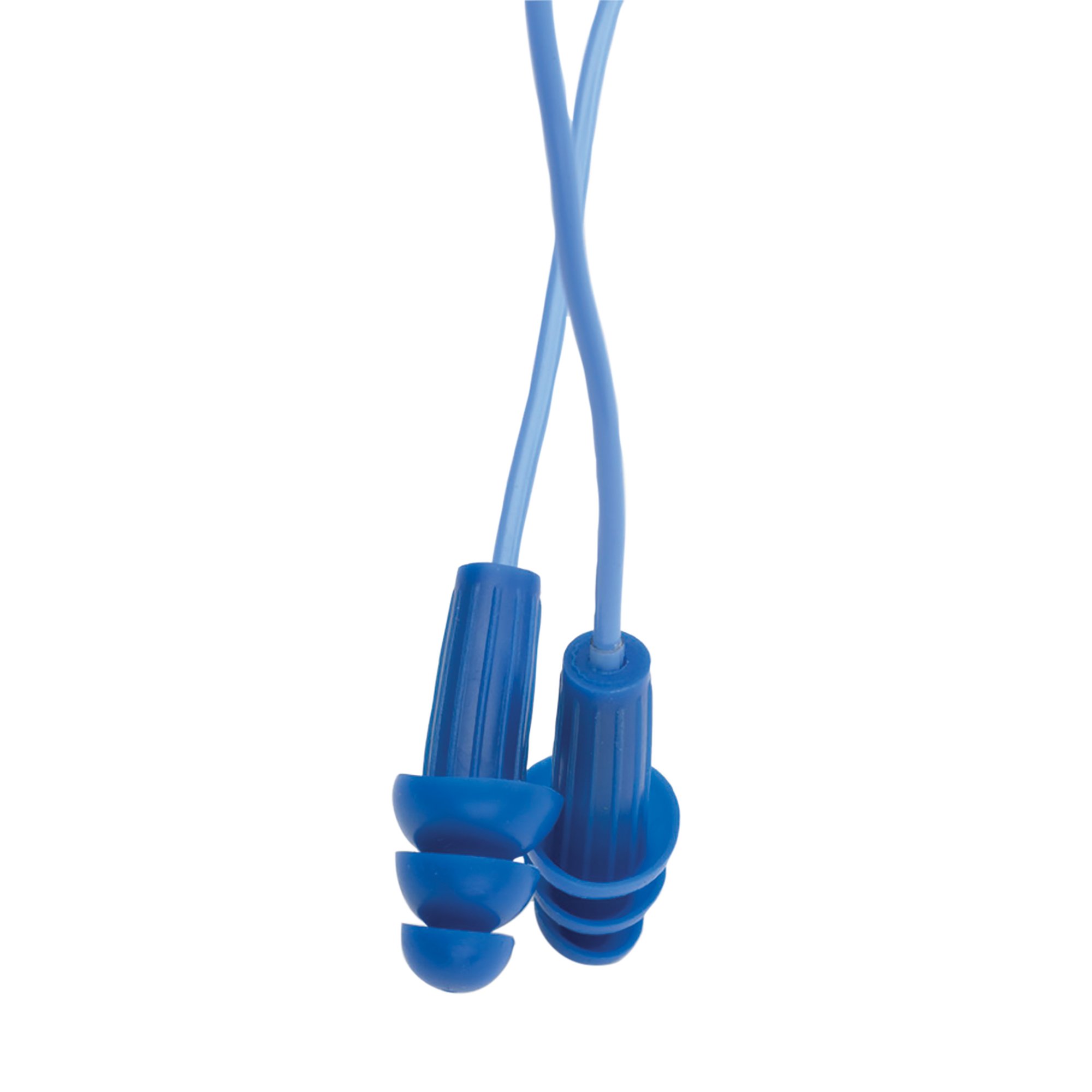 Jackson Safety H20 Metal Detectable Earplugs (13822), Reusable, Corded, Blue, 100 Individually