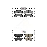 AmeriBRAKES Front Semi-Metallic Rear Ceramic Disc