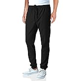 Match Men's Linen Jogger Pants (32, 6029 Black)