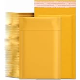 60 Pack Bubble Mailers 4 x 7 Inch Self Seal Padded Envelopes for Jewelry | Self Seal Padded Envelopes with Peel-N-Seal, Heavy Duty Tear and Lightweight, Christmas Gifting envelopes