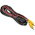 Backup Camera RCA Video Cable,Car Reverse Rear View Parking Camera Video Audio Extension Cable Cord with Detection Trigger Wi