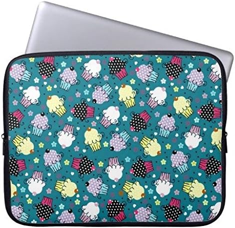 Eratio Colorful Cute Cupcake Neoprene Laptop Sleeve 13 Inch Macbook Air Case Macbook Pro Sleeve and 13 Inch Laptop Bag