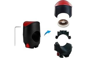 WUVOP Airtag Bike Mount, Hidden Apple Airtag Bike GPS Tracker Anti Theft Bicycle Reflector, Airtag Bike Holder Bicycle Lock Hanging for Mountain Bike/Electric Bicycle/Scooter