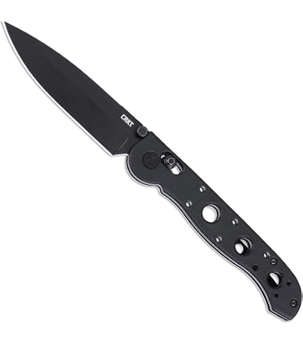 CRKT M16-02X Folding Knife with Crossbar Lock: D2 Steel Plain Edge